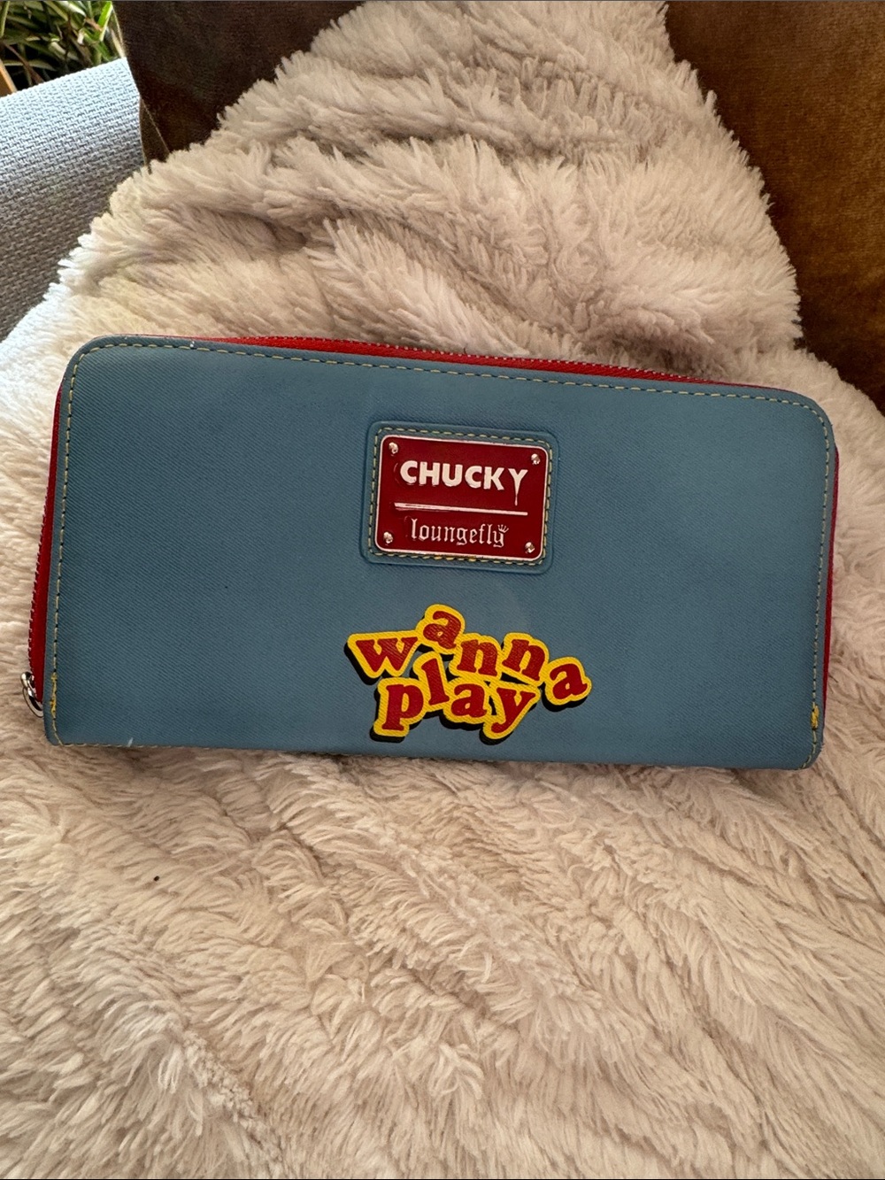 Loungefly Chucky Good Guys Cosplay Zip Around Wallet- Rare